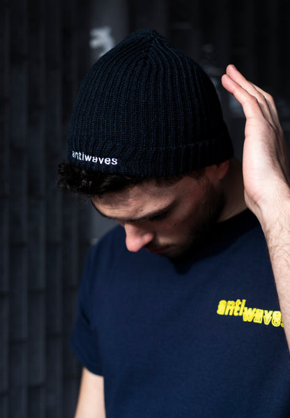 The Tides Navy Beanie